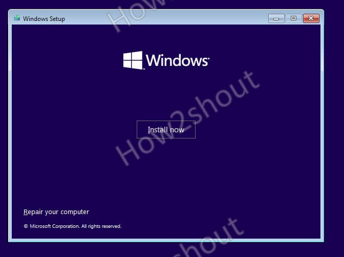 Install Windows 11 Now
