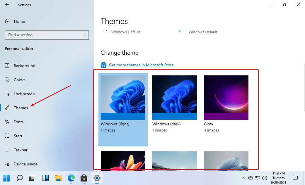 Open Theme Settings Windows 11