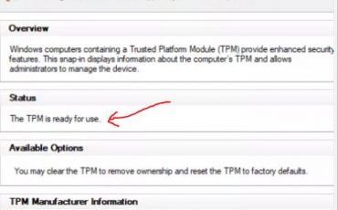 TPM Management console