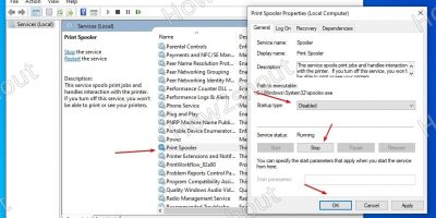 Disable Print Spooler service in Windows 10