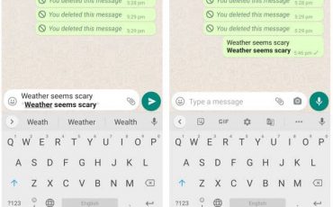 Use WhatsApp Bold Text font in chat min