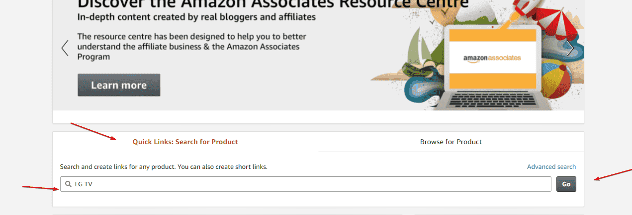 Search and link to any Amazon product