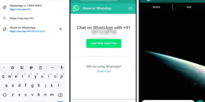 Start Chat on WhatsApp without saving the Contact