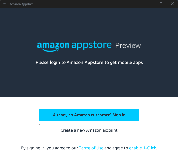 Sign in to Amazon Account