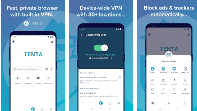 Tenta Private VPN Browser AdBlocker