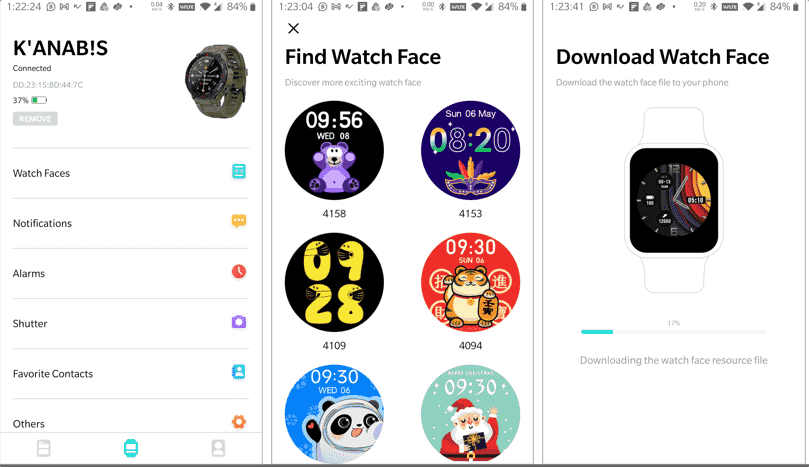 Da Fit app smartwatch faces