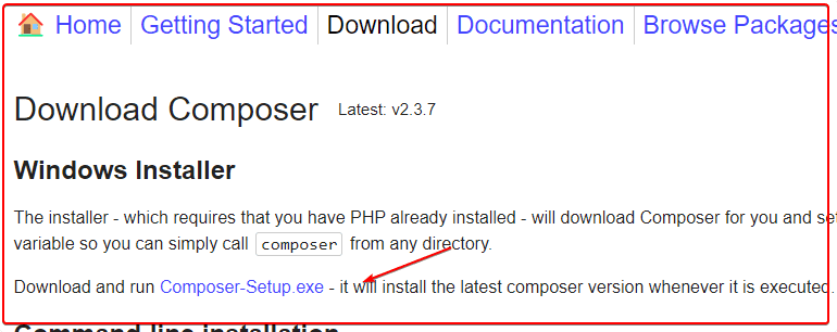 Composer download for Windows