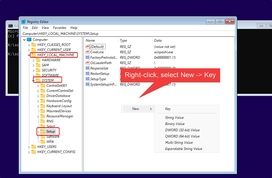 Create New Registry Key Windows 11