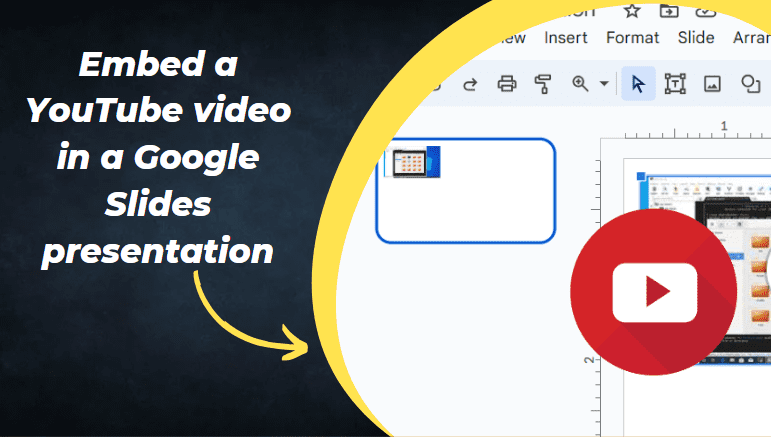 Embed a YouTube video in a Google Slides presentation