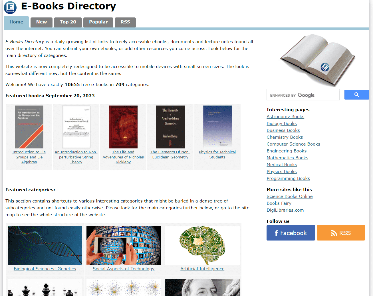 E Books Directory